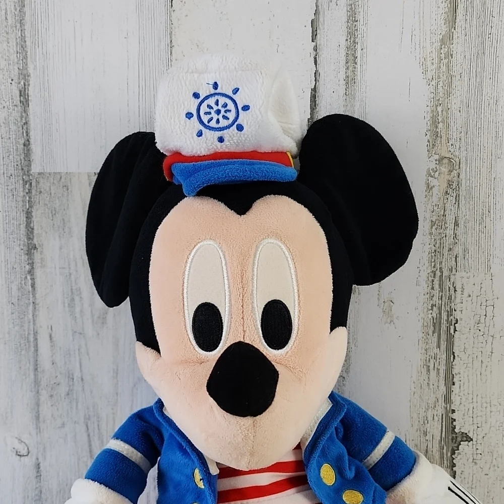 Large Sailor Mickey Mouse Macy's Holiday 2009 stuffed animal plush